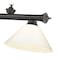 Z-Lite Cordon 3 Light Billiard, Bronze & White 2306-3BRZ-PWH - alternate 3
